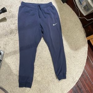 Nike navy mens sweat pants good condition